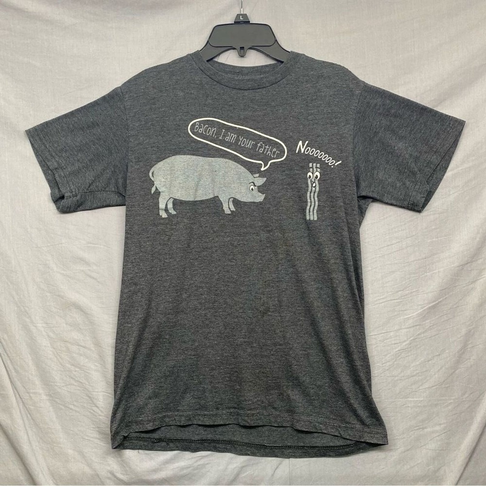 Tee luv T-Shirt Bacon Gray Kids size‎ | S
